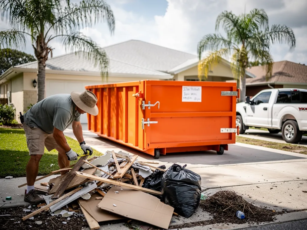 DIY vs when to call a pro for your Jacksonville dumpster needs